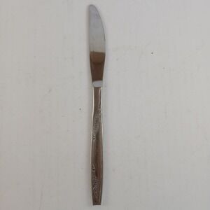 Vintage Accord Dinner Knife 8.5" Solid Stainless‎ Steel Korea Double Rose